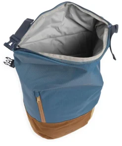 CityGo 18 Rucksack recyceltes Polyamid blau/braun