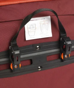 CityGo Bike 23 ll QMR 2.0 Fahrradrucksack 13″ recyceltes Polyamid dunkelrot