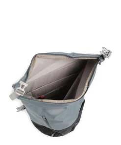 CityGo Bike 23 ll QMR 2.0 Fahrradrucksack 13″ recyceltes Polyamid blaugrau