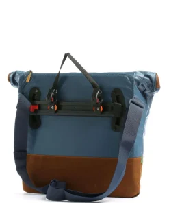 CityMe Bike Gepäcktasche 13″ Polyamide, recyceltes Polyester blau/braun