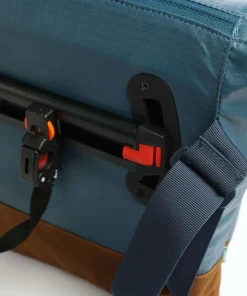 CityMe Bike Gepäcktasche 13″ Polyamide, recyceltes Polyester blau/braun