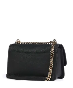 Claire Large Schultertasche genarbtes Rindsleder schwarz