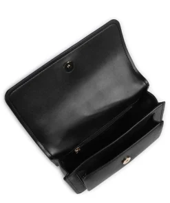 Claire Large Schultertasche genarbtes Rindsleder schwarz