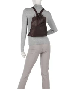 Claire Rucksack Pull-Up Rindsleder braun