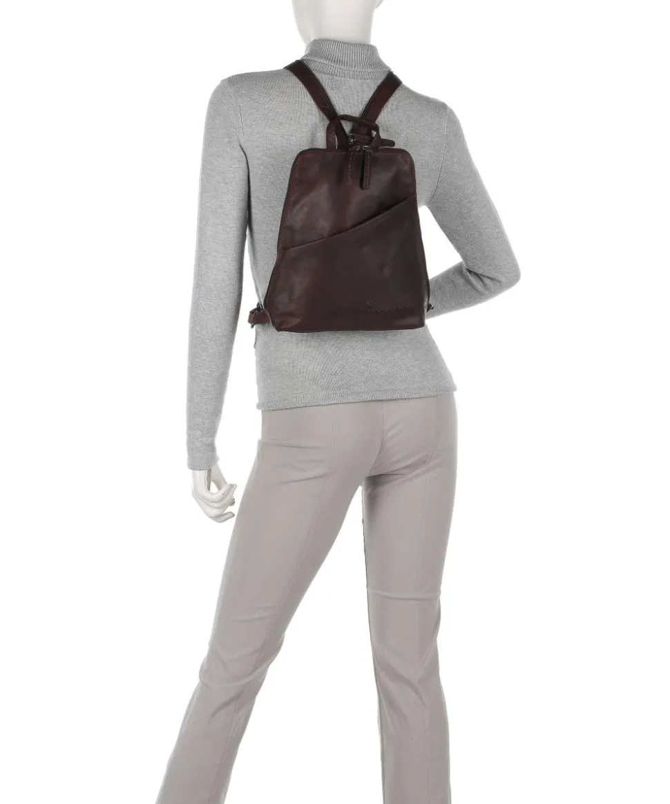 Claire Rucksack Pull-Up Rindsleder braun