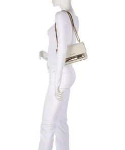 Claire Schultertasche Canvas gold