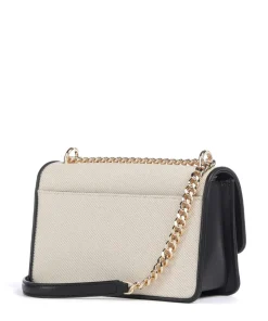 Claire Schultertasche Canvas natur/schwarz