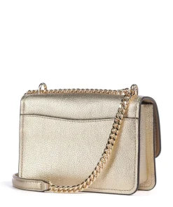 Claire Schultertasche genarbtes Leder gold