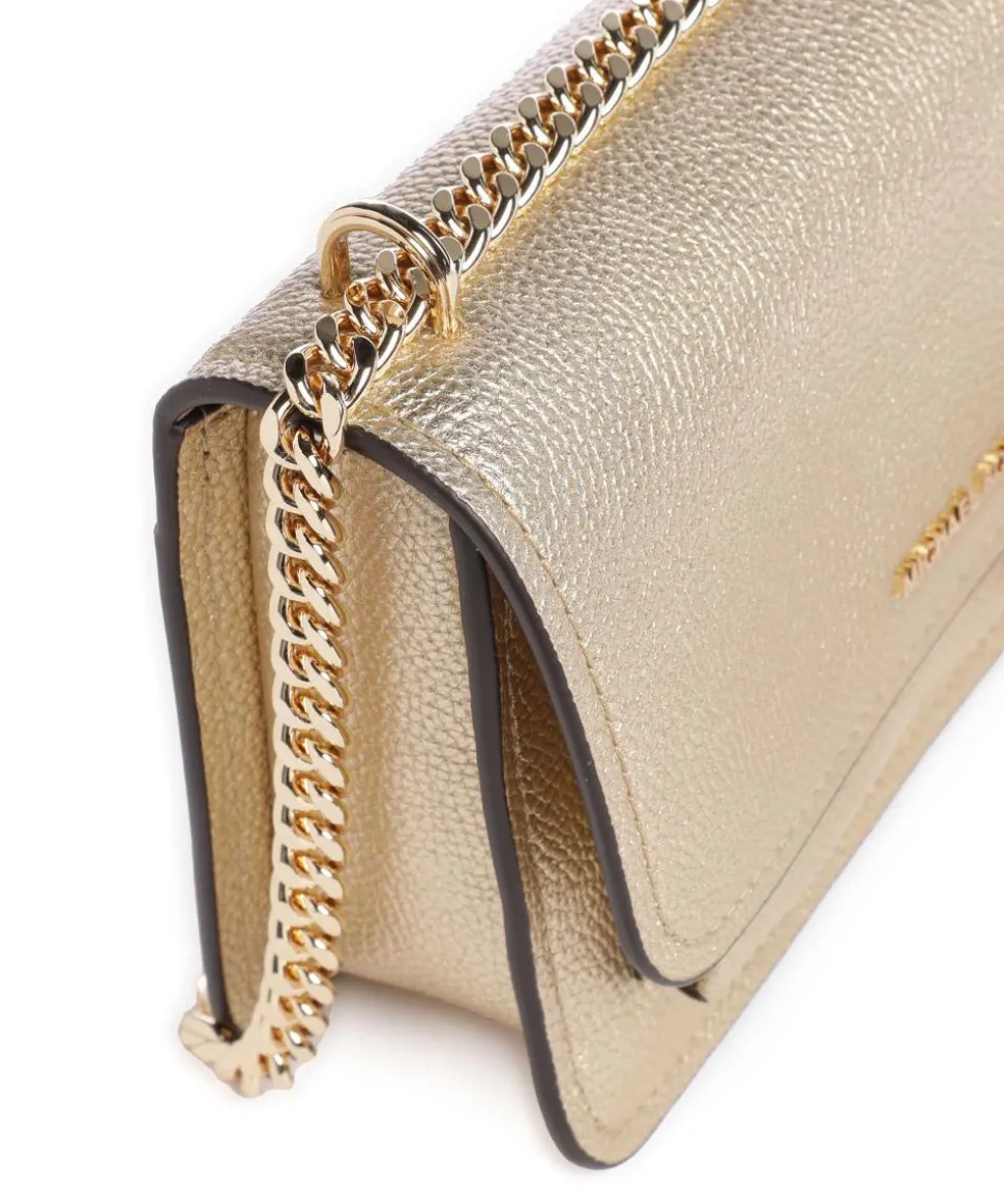 Claire Schultertasche genarbtes Leder gold