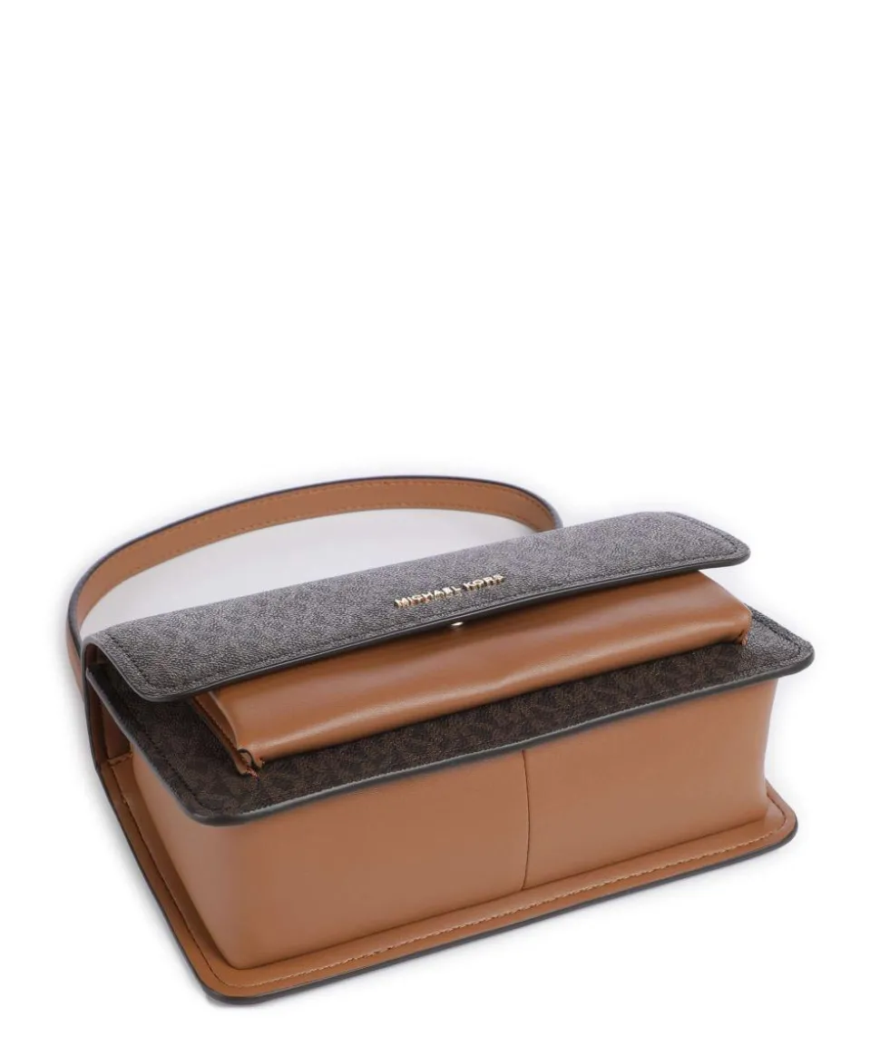 Claire Schultertasche Lederimitat braun