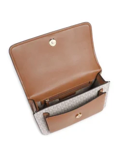 Claire Schultertasche Lederimitat elfenbein