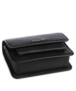 Claire Small Schultertasche genarbtes Rindsleder schwarz