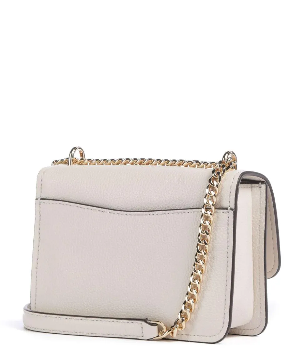 Claire Small Schultertasche genarbtes Rindsleder creme