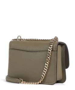 Claire Small Schultertasche genarbtes Rindsleder khaki