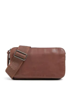 Clarice Sheep Natural M Umhängetasche Schafsleder dunkelbraun