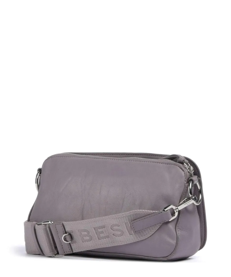 Clarice Sheep Natural Umhängetasche Schafsleder violett