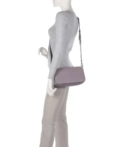 Clarice Sheep Natural Umhängetasche Schafsleder violett