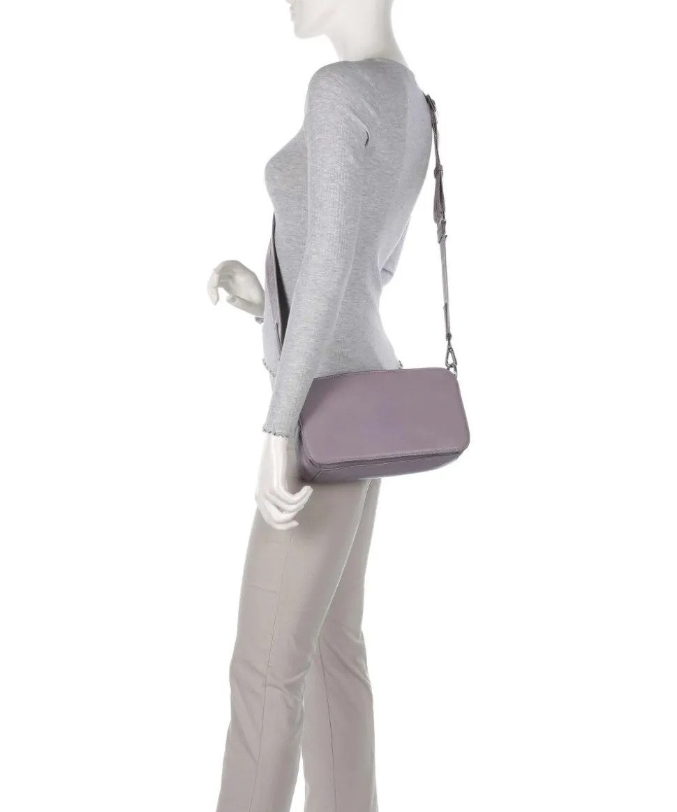 Clarice Sheep Natural Umhängetasche Schafsleder violett