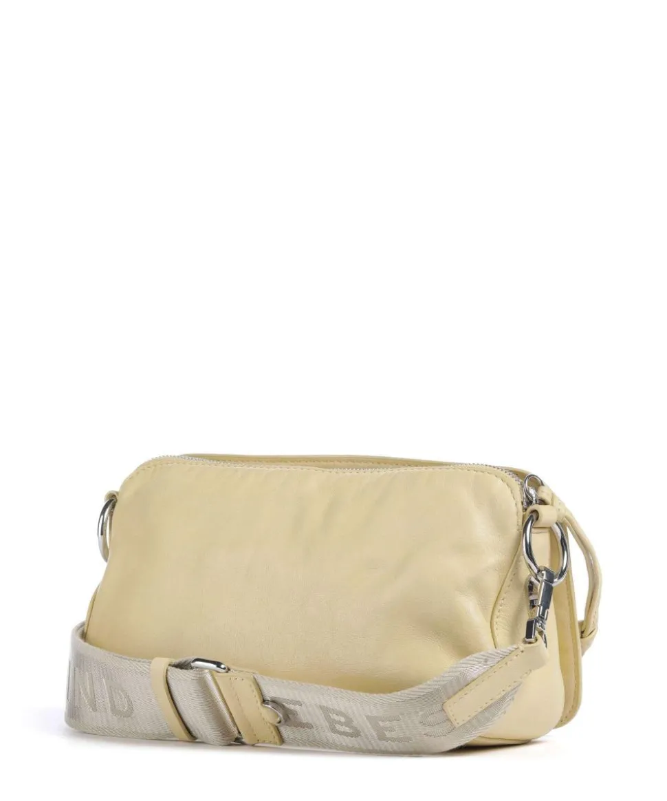 Clarice Sheep Natural Umhängetasche Schafsleder vanillegelb