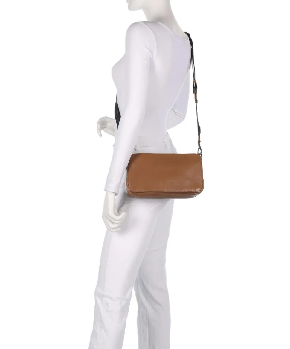 Clarice Sheep Natural Umhängetasche Schafsleder braun