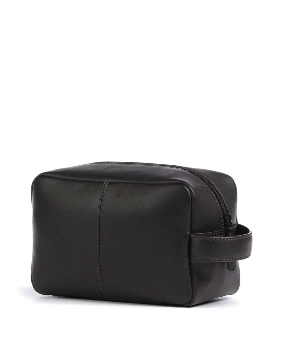 Clark Kulturbeutel dunkelbraun 21 cm