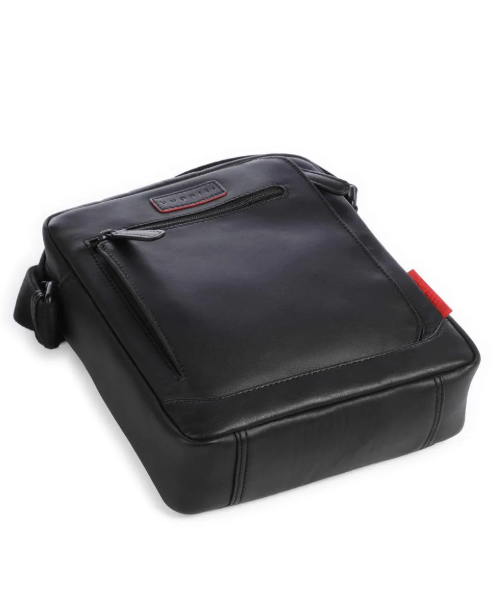 Clark Umhängetasche fein genarbtes Rindsleder schwarz