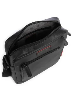 Clark Umhängetasche fein genarbtes Rindsleder schwarz