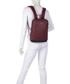 Classic 2.0 Rucksack Lederimitat dunkelrot