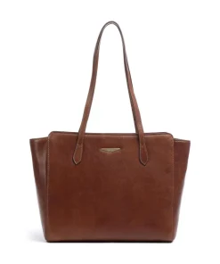 Classic Giudi Shopper fein genarbtes Rindsleder braun