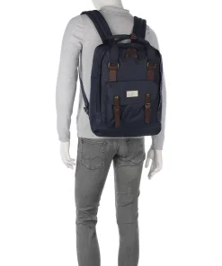 Classic Macaroon Rucksack 15″ Polyester navy