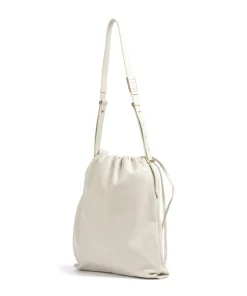 Classic Slouchy Bucket bag fein genarbtes Rindsleder creme
