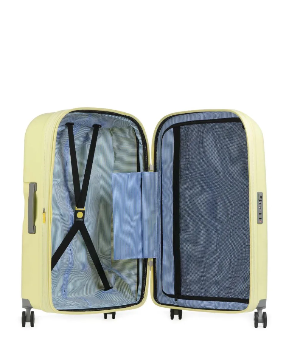 Clavel 4-Rollen Trolley gelb 70 cm