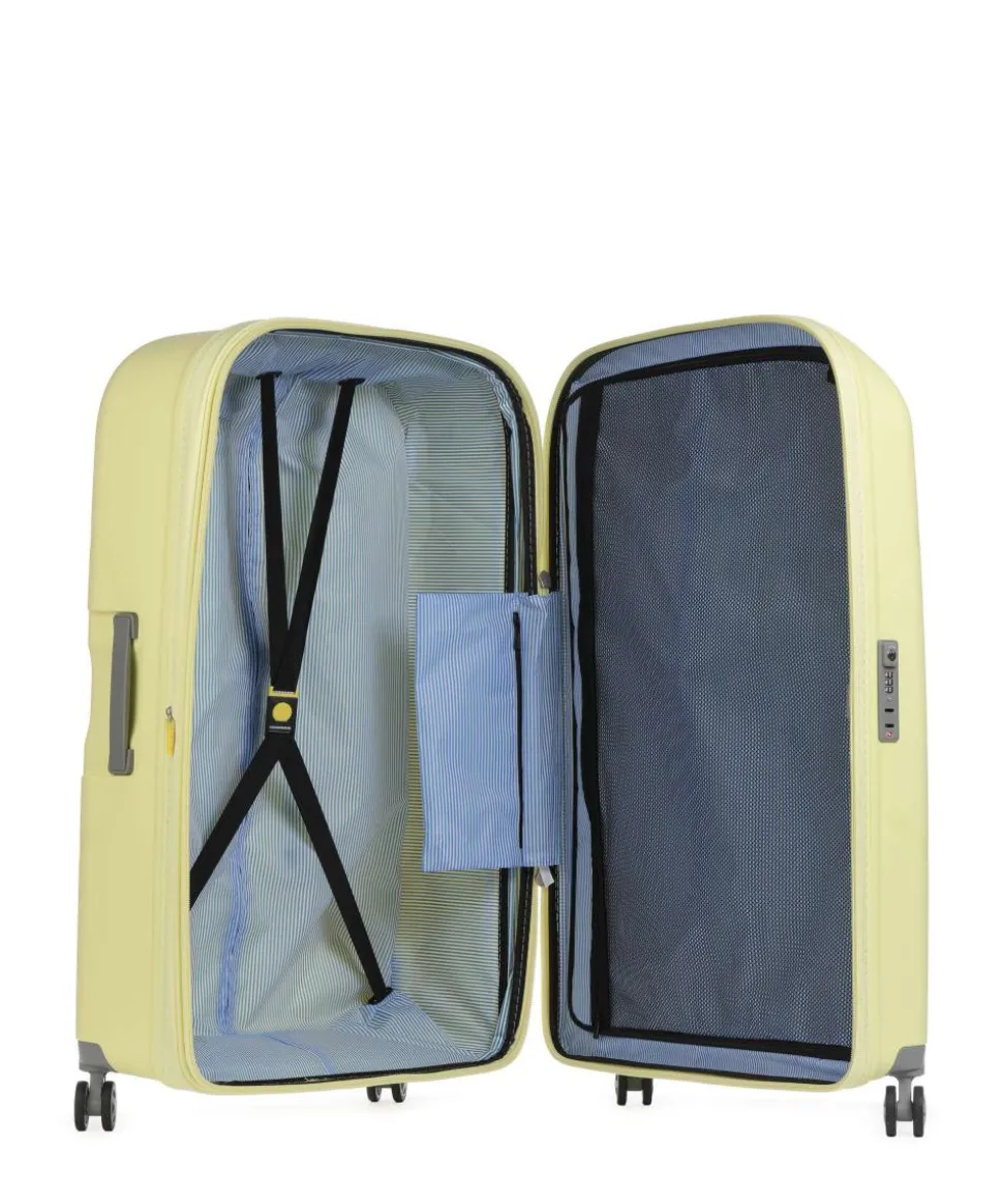 Clavel 4-Rollen Trolley gelb 83 cm