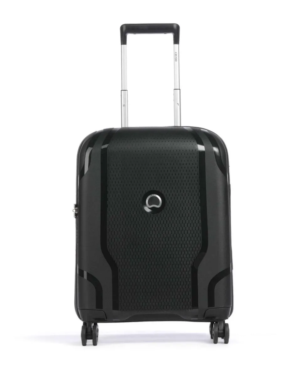 Clavel Slim Line 4-Rollen Trolley schwarz 55 cm