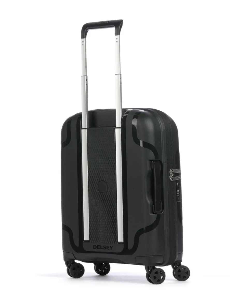 Clavel Slim Line 4-Rollen Trolley schwarz 55 cm