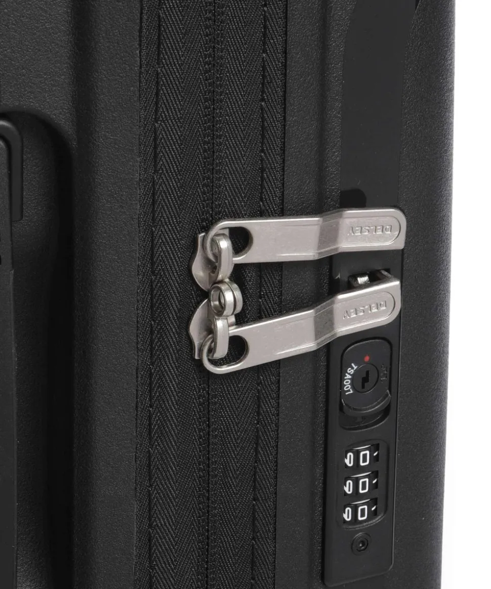 Clavel Slim Line 4-Rollen Trolley schwarz 55 cm