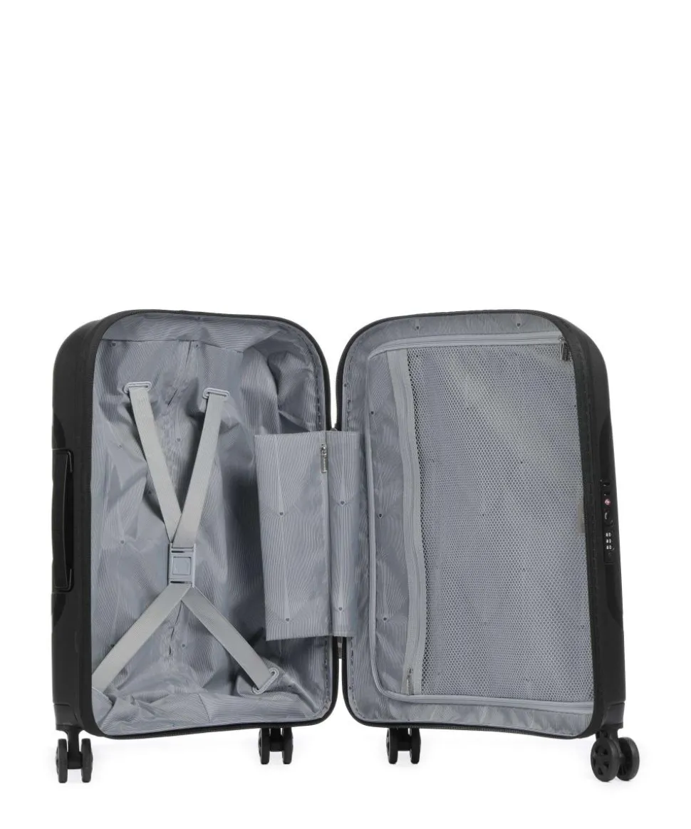 Clavel Slim Line 4-Rollen Trolley schwarz 55 cm