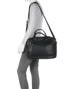 Clean Aktentasche 15″ Leder schwarz