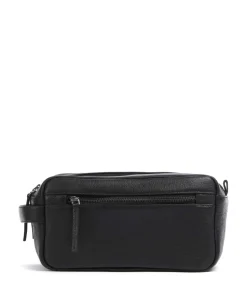 Clean Kulturbeutel schwarz 25 cm