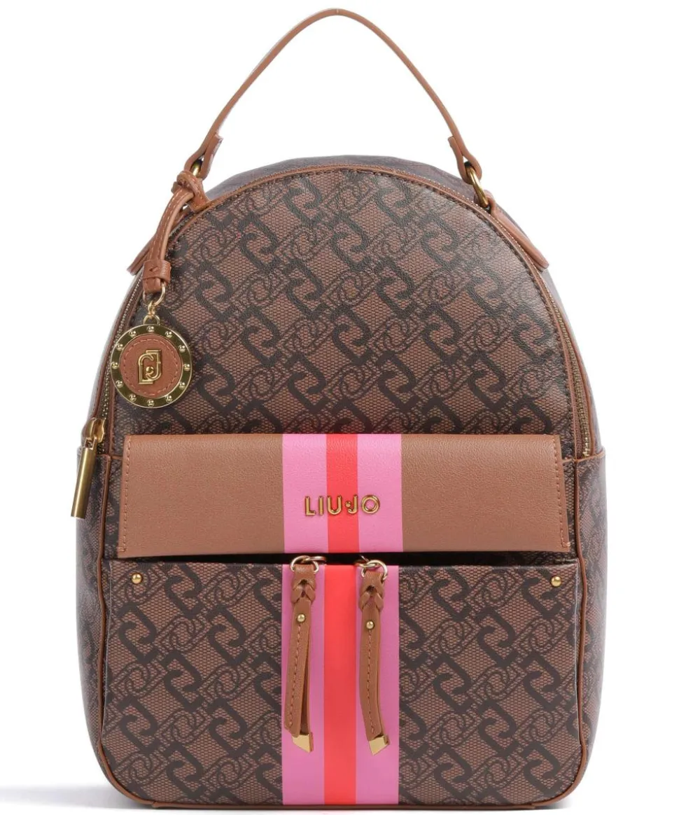 Clidia Rucksack Lederimitat braun