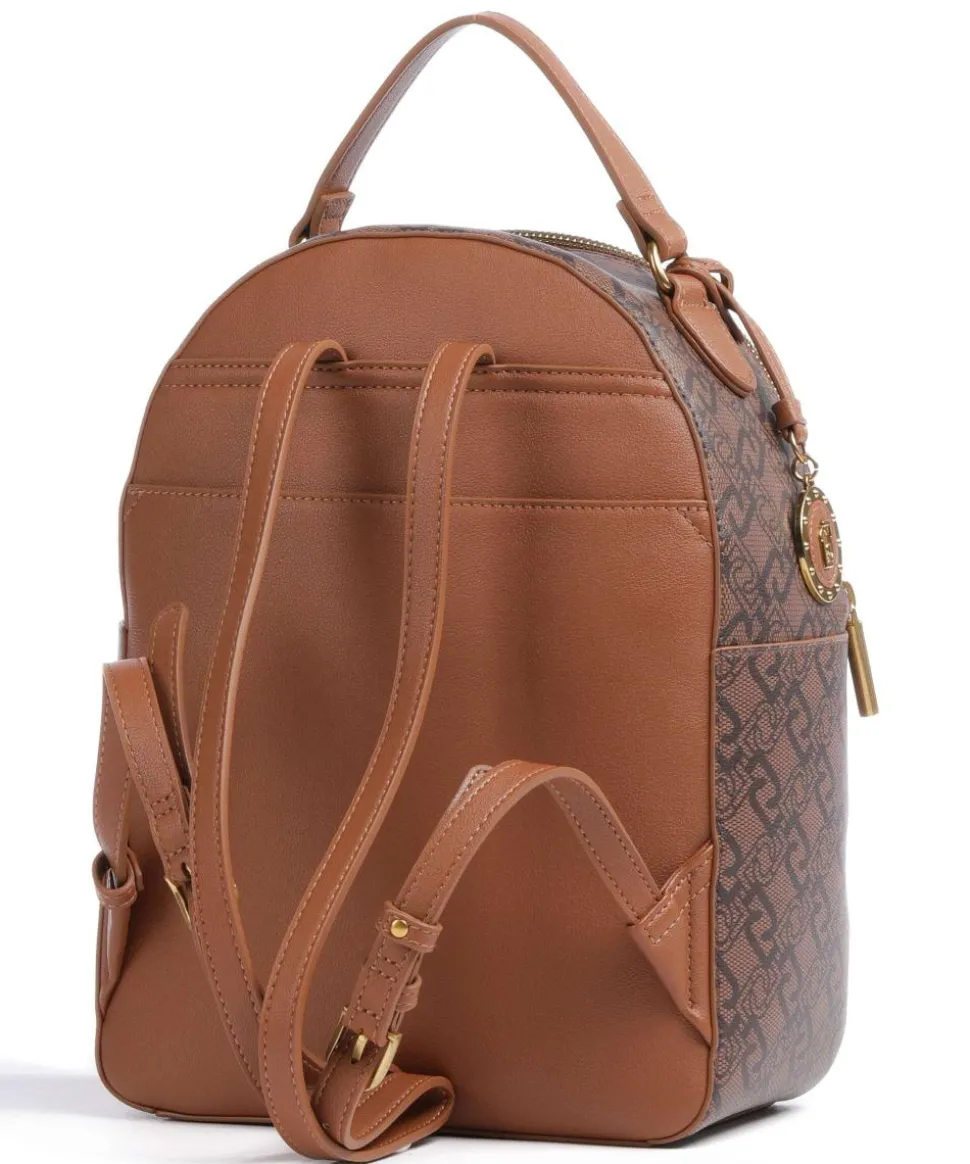 Clidia Rucksack Lederimitat braun