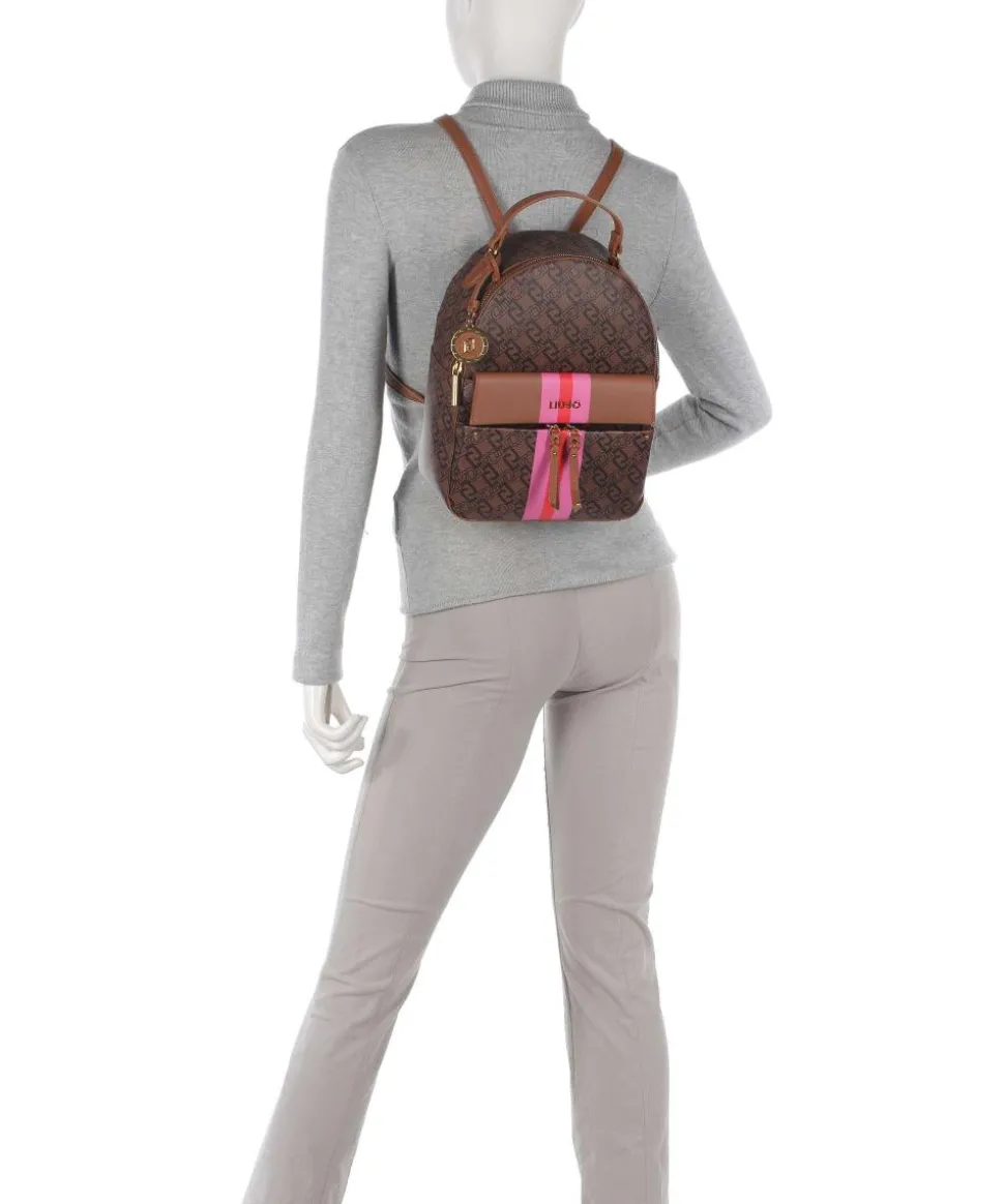 Clidia Rucksack Lederimitat braun