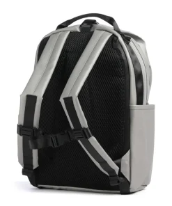 Clip Front Rucksack Polyester, Polyurethane silber