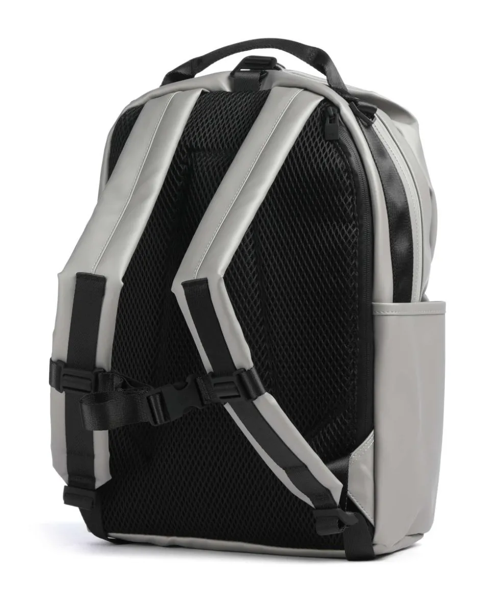 Clip Front Rucksack Polyester, Polyurethane silber