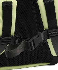 Clip Front Rucksack Polyester, Polyurethane gelbgrün