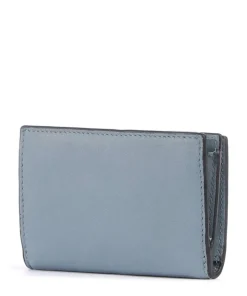 Cloud Lilith Sheep Natural RFID Geldbörse Schafsleder blaugrau