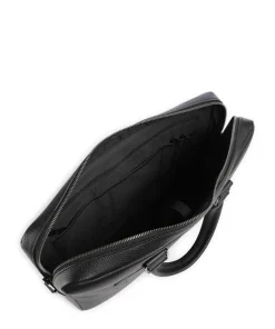 Côme Aktentasche 16″ genarbtes Rindsleder schwarz