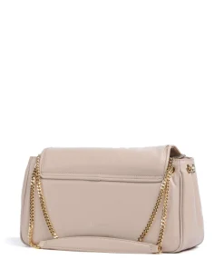 C-Me Fluffy Schultertasche fein genarbtes Rindsleder beige