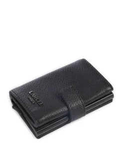 Côme Kreditkartenetui genarbtes Rindsleder schwarz