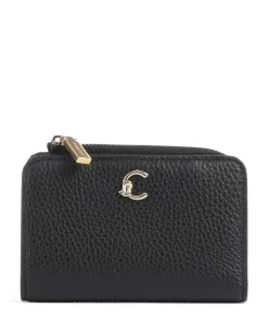 C-Me RFID Geldbörse genarbtes Rindsleder schwarz